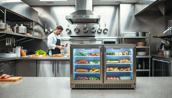 Discover the Convenience of a 2 Door Under Bench Fridge