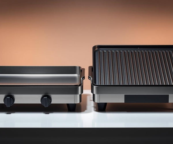 Flat Top vs. Ribbed Electric Griddles: Which is Right for You ...