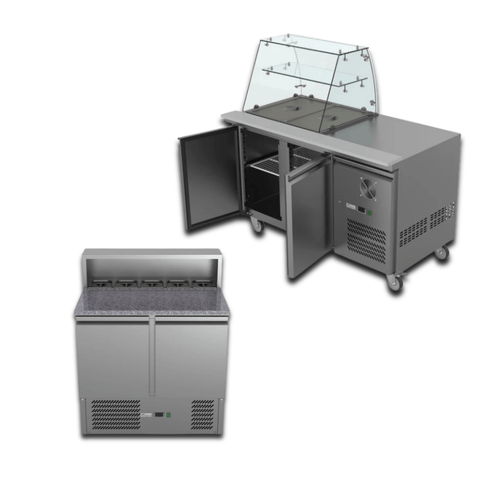 Salad prep fridges