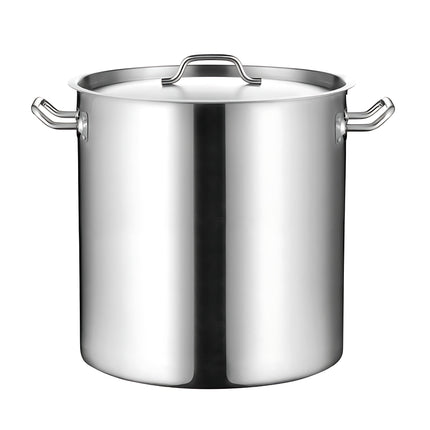 Kitchen Knock Stainless Steel Induction Stock Pot Tall 6L-169L - 98L