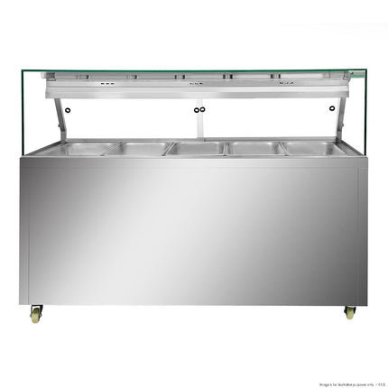 Thermaster PG180FE-XG Hot Bain Marie Display — side view