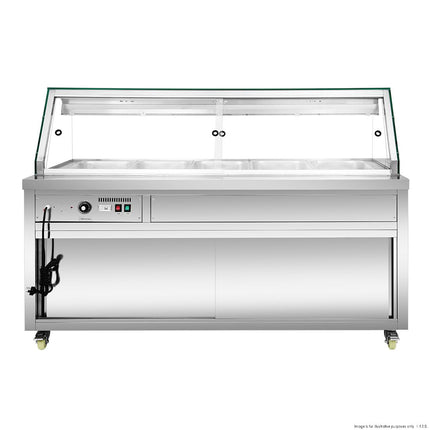 Thermaster PG180FE-XG Hot Bain Marie Display — rear view