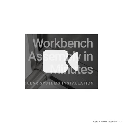 Modular Systems WBB7-0800/A Workbench — packed dimensions