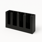 Kitchen Knock Polycarbonate 4 Slot Cup & Lid Holder, Straight or Slant - image 1