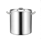 Kitchen Knock Stainless Steel Induction Stock Pot Tall 6L-169L - image 1