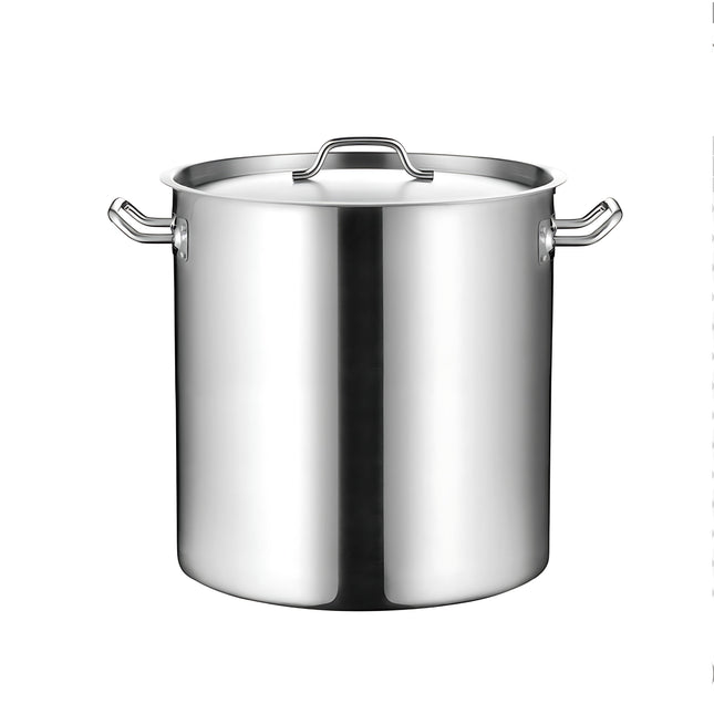 Kitchen Knock Stainless Steel Induction Stock Pot Tall 6L-169L - image 1