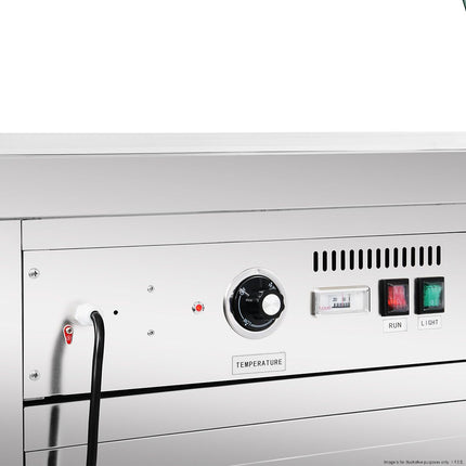 Thermaster PG150FE-XB Bain Marie — castors and base detail