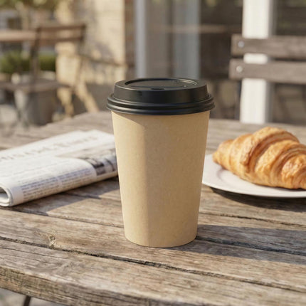 PakMax Kraft Single Wall Hot Paper Cups