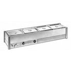 Roband Hot Bain Marie 6 x 1/2 size pans, single row