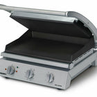 Roband Grill Station 8 slice, non stick with ribbed top plate