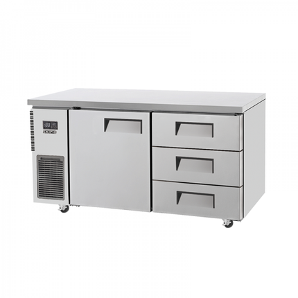 Skipio SUF15-3D-3 Three Drawer Underbench Freezer - 1500mm Wide