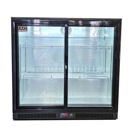 AG Twin Sliding Door Bar Fridge BEER2-SD