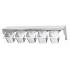 Kitchen Knock Stainless Steel Wall GN Pan Rack for 1/4 & 1/6 GN Pans 1000-1500mm - image 1
