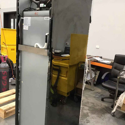2NDs: Single Glass Door Upright Fridge Black Stainless Steel - SUCG500B