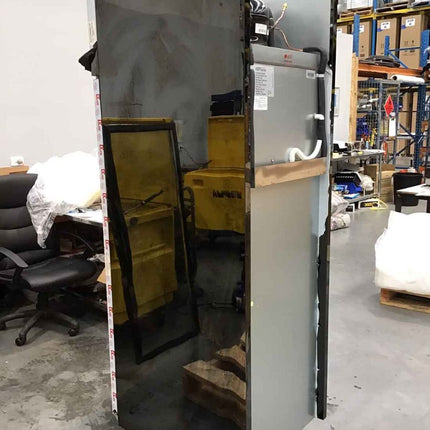 2NDs: Single Glass Door Upright Fridge Black Stainless Steel - SUCG500B