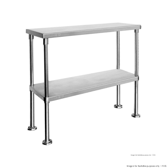 Modular Systems 1200mm Double Tier 400mm Deep Workbench Overshelf WBO2-1200-400