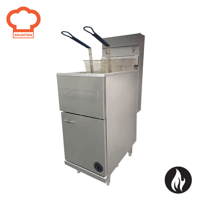 Goldstein Gas Single Pan , Pan Size 356 X 356 mm , 2 Baskets Per Pan, 18 Ltr. Oil Capacity G35C+S