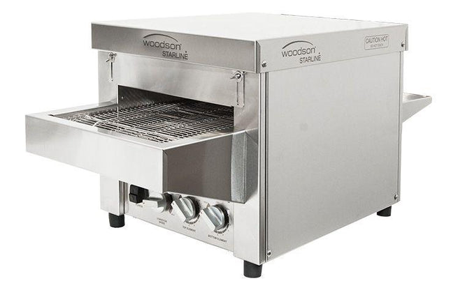 Woodson Starline S15 15 Amp Metal Element Snackmaster Small Conveyor Oven W.CVS.SQI.15