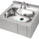 3Monkeez Hands Free Knee Operated Stainless Steel Basin Hand Wash Sink