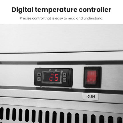 Thermaster 1000L Three Door Deluxe Sandwich & Salad Prep Bar Fridge SCB/21