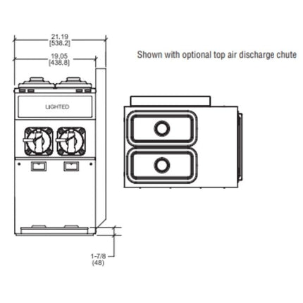 Taylor Double Barrel Frozen Drink Dispenser – 2 x 3.8Ltr -image 3