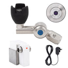 3Monkeez 45 Degree Silicone Mouthguard Bubbler with Wall-Mount Sensor - Main Powered - T-3MSS-BUBS45SWM