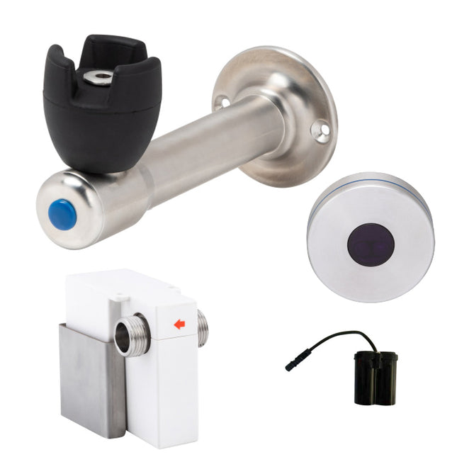 3Monkeez 90 Degree Silicone Mouthguard Bubbler with Hob-Mount Sensor - Battery Operated - T-3MSS-BUB90SB
