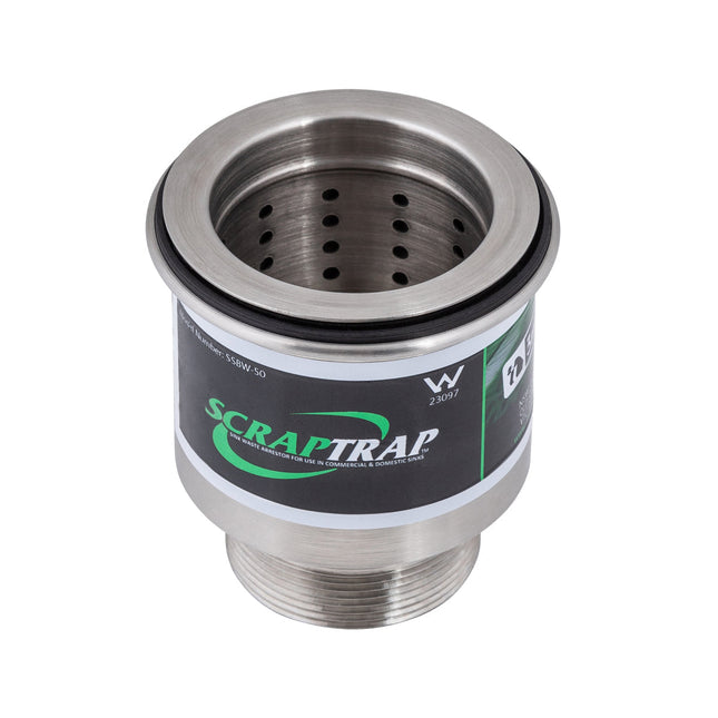 3Monkeez Cast Stainless Steel Sink Waste Arrestor 50mm - SCRAP-S-50