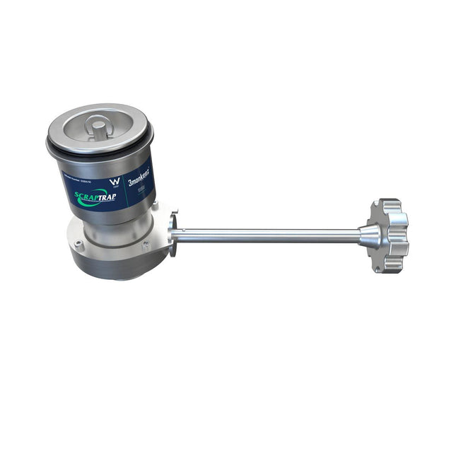 3Monkeez Cast Stainless Steel Sink Waste Arrestor with Shut Off Valve 50mm - SCRAP-C-50