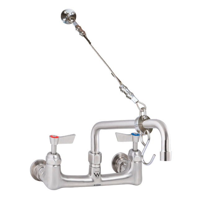 3Monkeez Cleaners Sink Exposed Wall Mount Body with Fixed Spout and Wall Bracket - T-3MCSKIT-E08