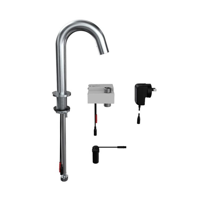 3Monkeez Gooseneck Hob Mounted Infrared Sensor Tap - Mains Operated - T-3MSS-GHMST21M