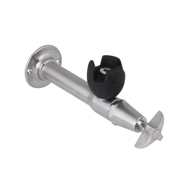 3Monkeez Horizontal Cam Action Wall Mount Bubbler with Silicone Mouthguard - T-3MSS-BUB90C