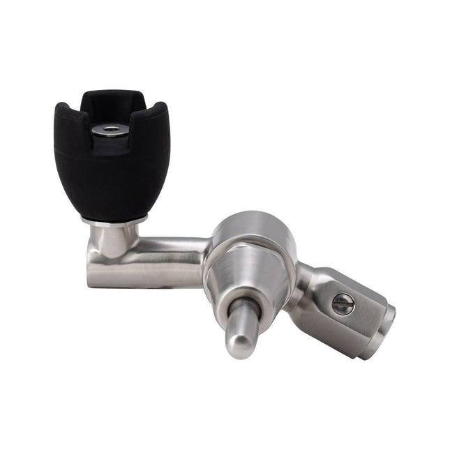 3Monkeez Lever Handle 45 Degree Bubbler With Silicone Mouthguard - T-3MSS-BUBS45L