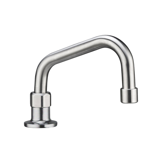 3Monkeez Stainless Steel Hob Mount (No Stops) with Spout - 8" Spout - T-3MHO08