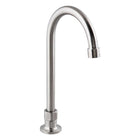 3Monkeez Stainless Steel Single Hob Mount (No Stops) with Gooseneck Spout - 12