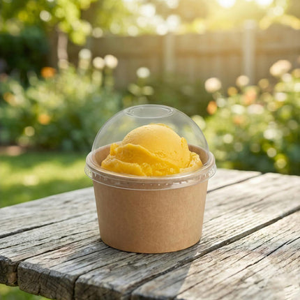 PakMax Ice Cream Cup Dome Lids