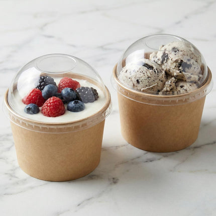 PakMax Ice Cream Cup Dome Lids