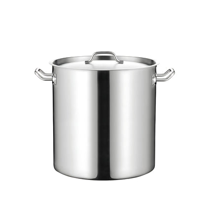 Kitchen Knock Stainless Steel Induction Stock Pot Tall 6L-169L - 130L