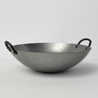 Kitchen Knock Steel Wok with Ears 16-24 Inch - image 1