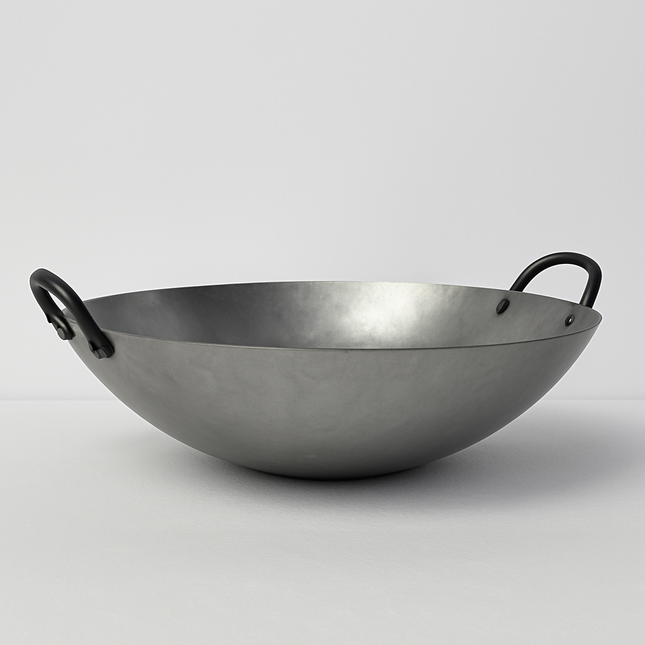 Kitchen Knock Steel Wok with Ears 16-24 Inch - image 1