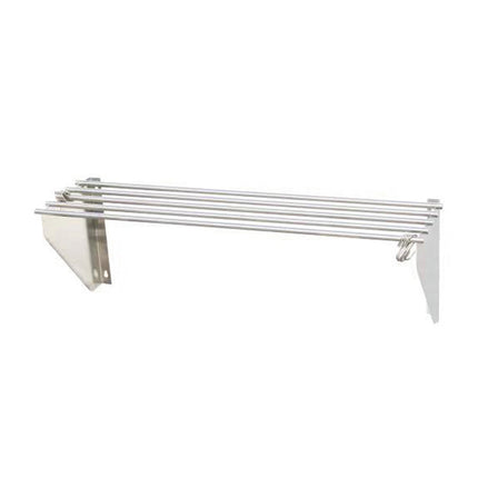 Kitchen Knock Single Tier Stainless Steel Round Tube Wall Shelf 600-2100mm - image 1