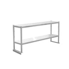 Kitchen Knock Double Tier Stainless Steel Over Bench Shelf 900-2100mm - image 1