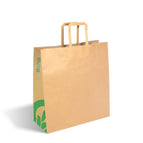 Medium flat handle paper bags Qty:200 / Unconfirmed (BAG-TA-F-MEDIUM)