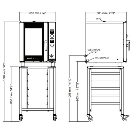 Turbofan E33D5 - Full Size Tray Digital Electric Convection Oven