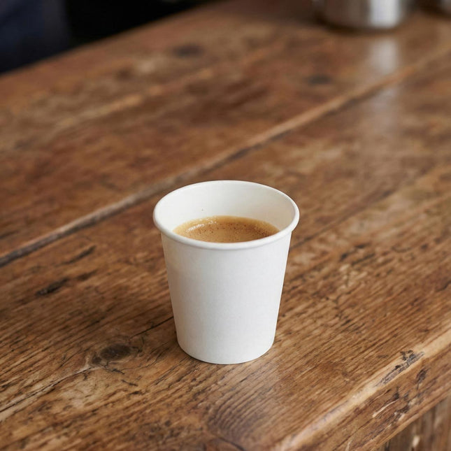 PakMax White Single Wall Hot Paper Cups