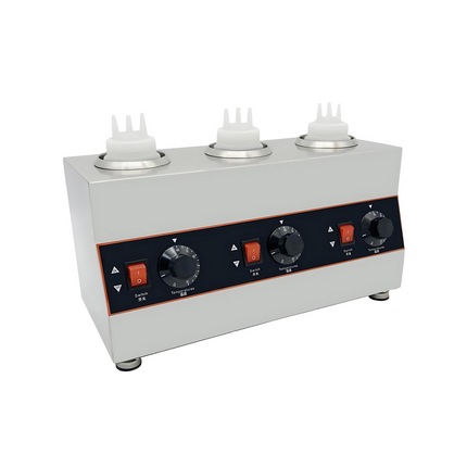 Kitchen Knock Electric Sauce Warmer Warming Station with Bottles