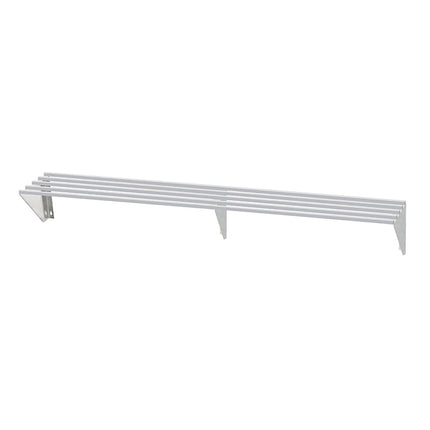Kitchen Knock Single Tier Stainless Steel Square Tube Wall Shelf 600-1800mm - image 2
