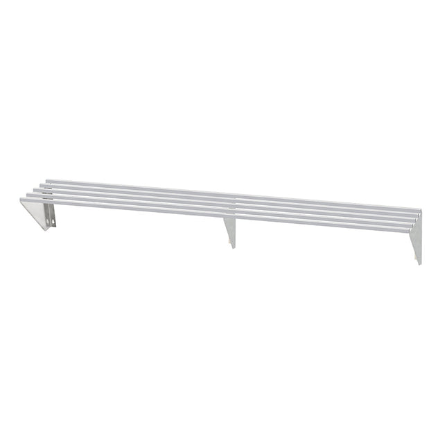 Kitchen Knock Single Tier Stainless Steel Square Tube Wall Shelf 600-1800mm - image 2