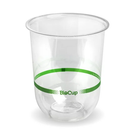 BioPak Q-250 250ml tumbler clear