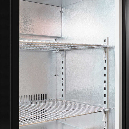 AG Three 3 Hinged Door Bar Fridge Black BEER3